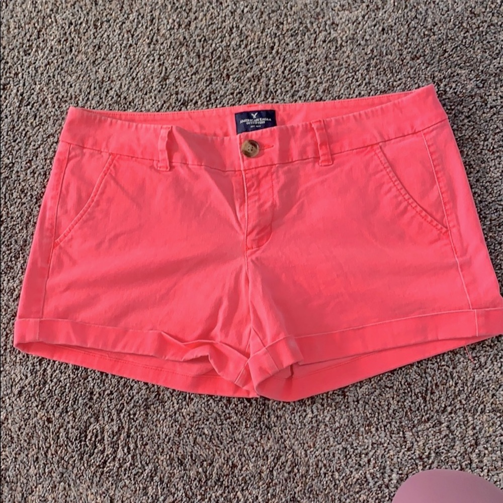 American Eagle MIDI shorts. PINK